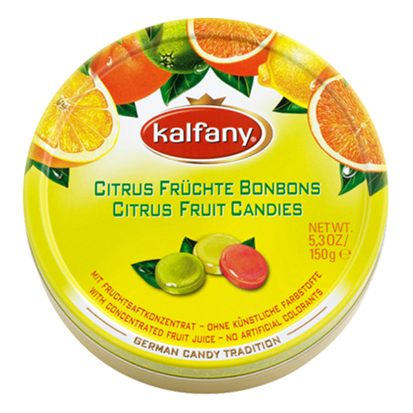 Kẹo hoa quả Kalfany vị cam chanh